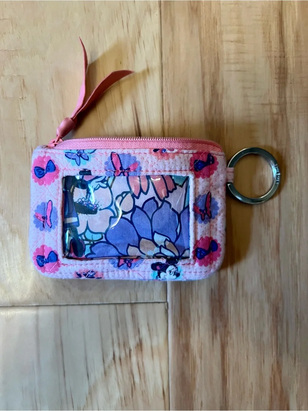 Vera Bradley “Minnie’s Garden Party” ID/change purse
